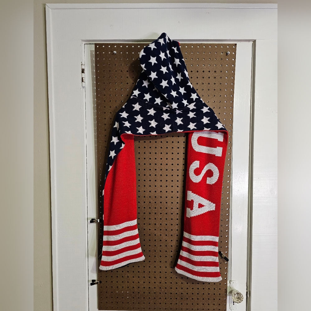Team USA Hooded Soccer Scarf